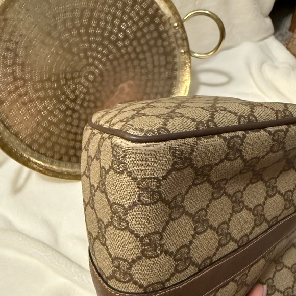 Gucci Brown Satchel with Iconic GG Monogram - Picture 11 of 15